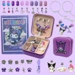 36 pcs kuromi bracelet colliers perles pour bracelets botes  bijoux perle kits pour bracelets colliersjouet ...