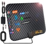 36dbi antenne tv int�rieur puissante 200 km dautonomie antenne tnt int�rieure avec signal amplificateur ...