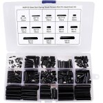 390 pi�ces goupille �lastique fendue goupilles fendues en acier au mangan�se assortiment kit m1. 5 m2 ...