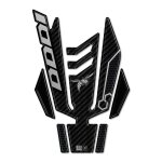 3d gel sticker tank guard compatible avec honda hornet 1000 2025 argento