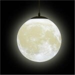 3d moon lustre - lune plafonnier lustre lune plafonnier planete suspension luminaire lune restaurant ...