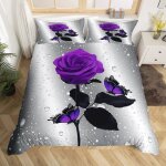 3d rose housse de couette 220x240 imprimé parure de lit fleurs garçons enfants chambre à coucher décoration ... 3d rose housse de couette 220x240 imprimé parure de lit fleurs garçons enfants chambre à coucher décoration ...