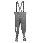 3kamido enfant cuissardes de pche - enfants waders bottes de pche - motif camouflage gris