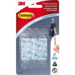 Crochet - 3m - command mini - transparent - 8 languettes adhésives - 225g max Crochet - 3m - command mini - transparent - 8 languettes adhésives - 225g max
