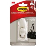 3m - crochet adh�sif - triangulaire moyen - m�tal bross� - supporte 13 kg