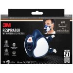 3m - demi - masque respiratoire - p2 - anti - poussi�re et gaz