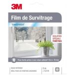 3m - film de survitrage - fen�tre - 2 x 15 m - transparent