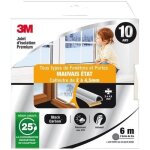 3m - joint d?isolation - porte et fen�tre - mauvais �tat - 2 � 45 mm - 6 m - blanc