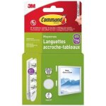 3m - languette accroche - tableau - adh�sive - auto - agrippante - moyen mod�le - supporte 5 kg - lot ...