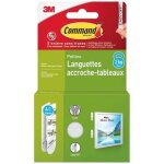 3m - languette accroche - tableau - adh�sive - auto - agrippante - petite mod�le - supporte 2 kg - lot ...