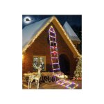 3m noel guirlande lumineuse extrieur 310 led lumires chelle de nol avec le pre nol 8 modes fonction ...