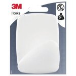 3m - pat�re adh�sive - 1 t�te - supporte 28 kg - blanc - lot de 1