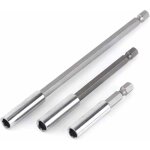 3pcs 1 / 4 porte embouts magnétique extension de vissage tournevis tige hexagonal 60mm 100mm 150mm rallonge ... 3pcs 1 / 4 porte embouts magnétique extension de vissage tournevis tige hexagonal 60mm 100mm 150mm rallonge ...
