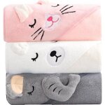 3pcs cape de bain bb  capuche - serviette  capuche pour bb cadeau naissance sortie de bain bebe ...