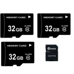 3pcs carte micro sd - 32 go - sdhc tf carte class 10 uhs - i 70mb - s 15mb - s pour appareils photo dronessmar ...