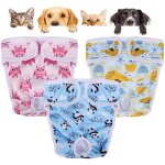 3pcs couche pour chien lavable - aqsacokiya - couches réutilisable chien incontinent culotte pour chien ... 3pcs couche pour chien lavable - aqsacokiya - couches réutilisable chien incontinent culotte pour chien ...