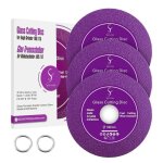 3pcs disque pour couper le verre 4 pouces lame de scie fine lame de coupe de diamant pour la c�ramique ...