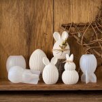 3pcs moules en silicone pour bougies en forme d?uf de pâqueslapinen résineparfumésfaits à la mainpour ... 3pcs moules en silicone pour bougies en forme d?uf de pâqueslapinen résineparfumésfaits à la mainpour ...