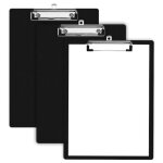3pcs porte - bloc porte bloc a4 avec pince plaque  crire planchette  pince pour dossier document papier ...