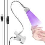 3w lampe uv ongles gel lampe uv lampe uv ongles mini lampe uv lampe uv sche ongles avec clip pour convient ...
