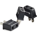 3x adaptateur de voyage fran�ais france / europe vers usa am�rique / us / chine japon canada mexique ...