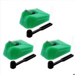 3x aiguille de remplacement pour tourne - disque pour stylet at - vmn95e aiguille pour platine vinyle ...
