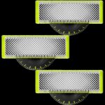 Lame de rasoir - philips - oneblade 360 qp410 50 - lot de 3 lames - compatible peau sensible