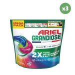 3x29 pods grandiose couleurs eclantantes - lessive en capsules - ariel