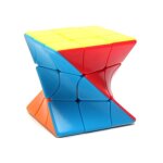 3x3 speed cube twist skewb cube de vitesse autocollant magci cube 3d puzzles cube couleur vive casse ...