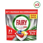 3x71 capsules platinum citron - tablettes lave - vaisselle - fairy 3x71 capsules platinum citron - tablettes lave - vaisselle - fairy