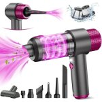 4 - en - 1 aspirateur voiture puissant sans fil 15kpa mini aspirateur a main sans fil double syst�me ...