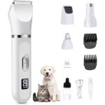 4 en 1 tondeuse chientondeuse professionnelle pour chien / chatrechargeable silencieuse tondeuses sans ...
