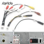 4 6 12 pin prise harnais aux subwoofer av camra rca adaptateur dmh160bt dmh1700nex dmh1770nex dmhw2700nex ...