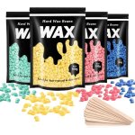 4 armes perle de cire epilation 4x 100g odeurs perles de cire indolores nettoyantes avec 10 applicateurs ...