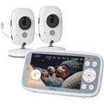 4?babyphone 2 camerascamera bebe 720p v�ritable ipszoom 3xvision nocturne infrarouge invisiblebarre de ...
