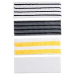 4 chiffons en microfibre pour balai vapeur pour karcher sc1 sc2 sc3 sc4 sc5 sc7 ctk10 ctk20 accessoires ...