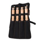 4 ciseaux � bois professionnels en cuir avec tailles 8mm 10mm 16mm 20mm