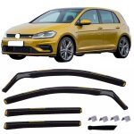 4 d�flecteurs de vent pluie dair noir fum� vitres lat�rales avant arri�re voiture compatible avec vw ...