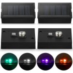 4 dessus de remplacement pour lampes solaires 4 x 7 cm rechanges de panneau solaire avec lumi�re bo�tes ...