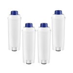 4 filtres � eau de rechange pour cafeti�res delonghi dlsc002 / magnifica s / evo / dinamica plus / cappuccino ...