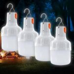 4 lanternes de camping led rechargeables par usb lampe de tete ext�rieure multifonction pour laventure ...