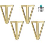4 packs pieds de meubles pieds de table en m�tal 15cm pieds de meuble pour table tv pied de table basse ...