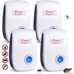 4 pack rpulsif ultrasonique antiparasitaire insectifuge intrieur electronic ultrasonic pest repeller ...
