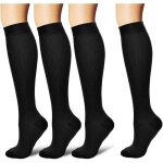 4 paires chaussettes de contention pour hommes et femmes professionnelle soutien lors des vols ou voyages ...
