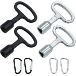 4 pcs 9mm clef triangle triangulaire mtal cl triangle poubelle cle triangulaire cle triangle cl armoire ...