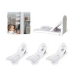4 pcs bloque porte coulissante bloc porte securite bebe verrouillage de scurit auto - adhsif sans ...