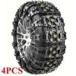 4 pcs chaîne neige chaînes universelles à neige auto traction aid pointes dacier pour pneus hivernale ... 4 pcs chaîne neige chaînes universelles à neige auto traction aid pointes dacier pour pneus hivernale ...