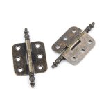 4 pcs charni�res antiques 70 * 35mm charniere porte placard vintage 6 trous charni�res r�tro pliant charniere ...