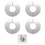4 pcs douche cache tuyau en acieracier inoxydable rosace robinet mitigeur douchepour robinetsdiamètre ... 4 pcs douche cache tuyau en acieracier inoxydable rosace robinet mitigeur douchepour robinetsdiamètre ...