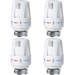 4 pcs tte thermostatique radiateur tte thermostat radiateur trv m30 x 15 vanne thermostatique radiateur ...